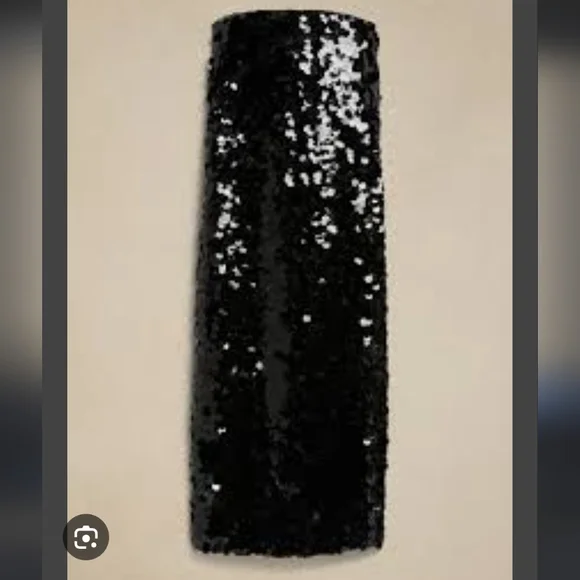 Banana Republic Teia Sequin Maxi Dress. Size 18. BLACK. - Picture 9 of 14